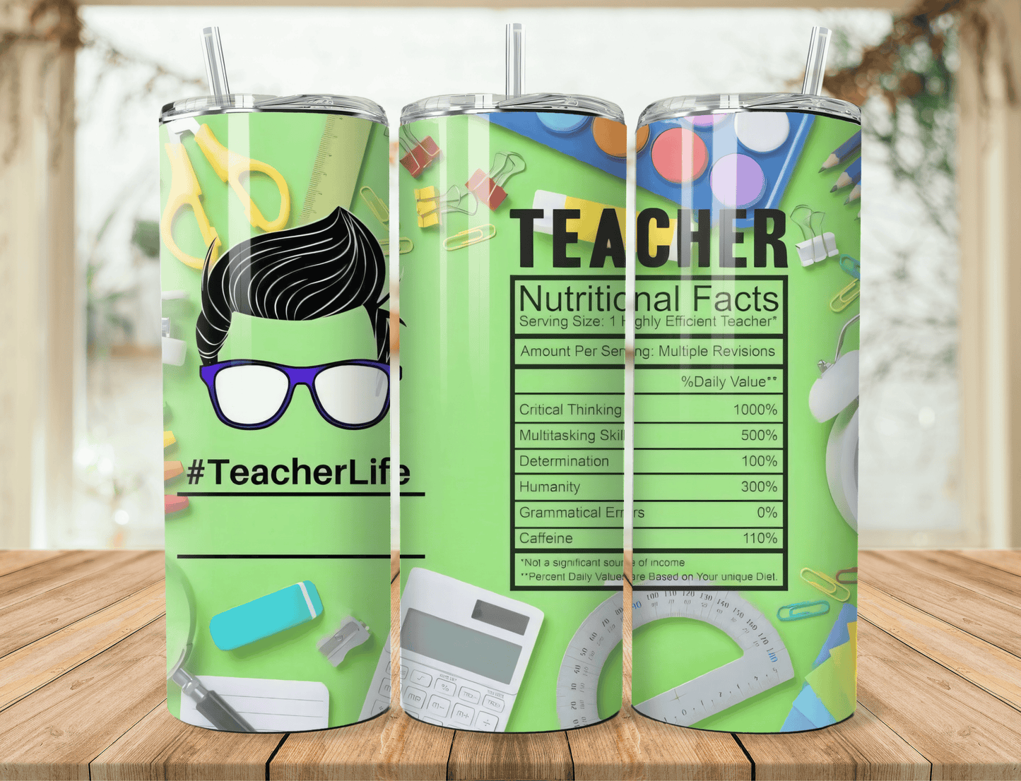 Teacher Stainless Steel Tumbler – Inspirational & Personalized Designs