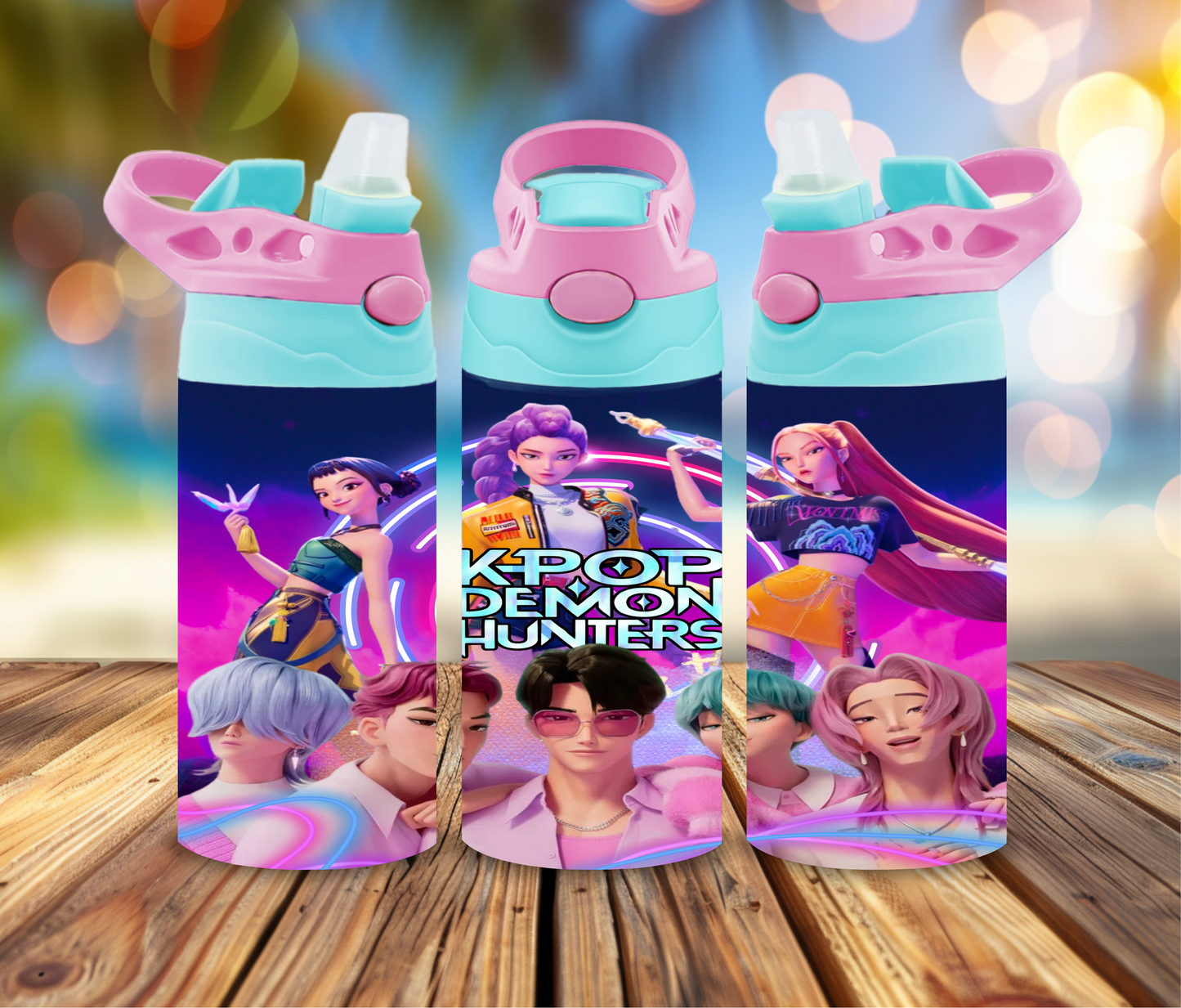 Saja & Huntrix K-Pop Demon Hunters Tumbler / Water Bottle
