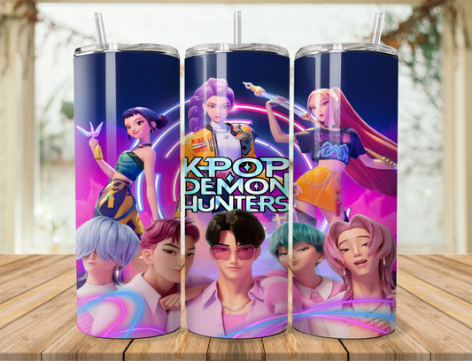 Saja Boys & Huntrix K-Pop Demon Hunter Tumbler/Water Bottle