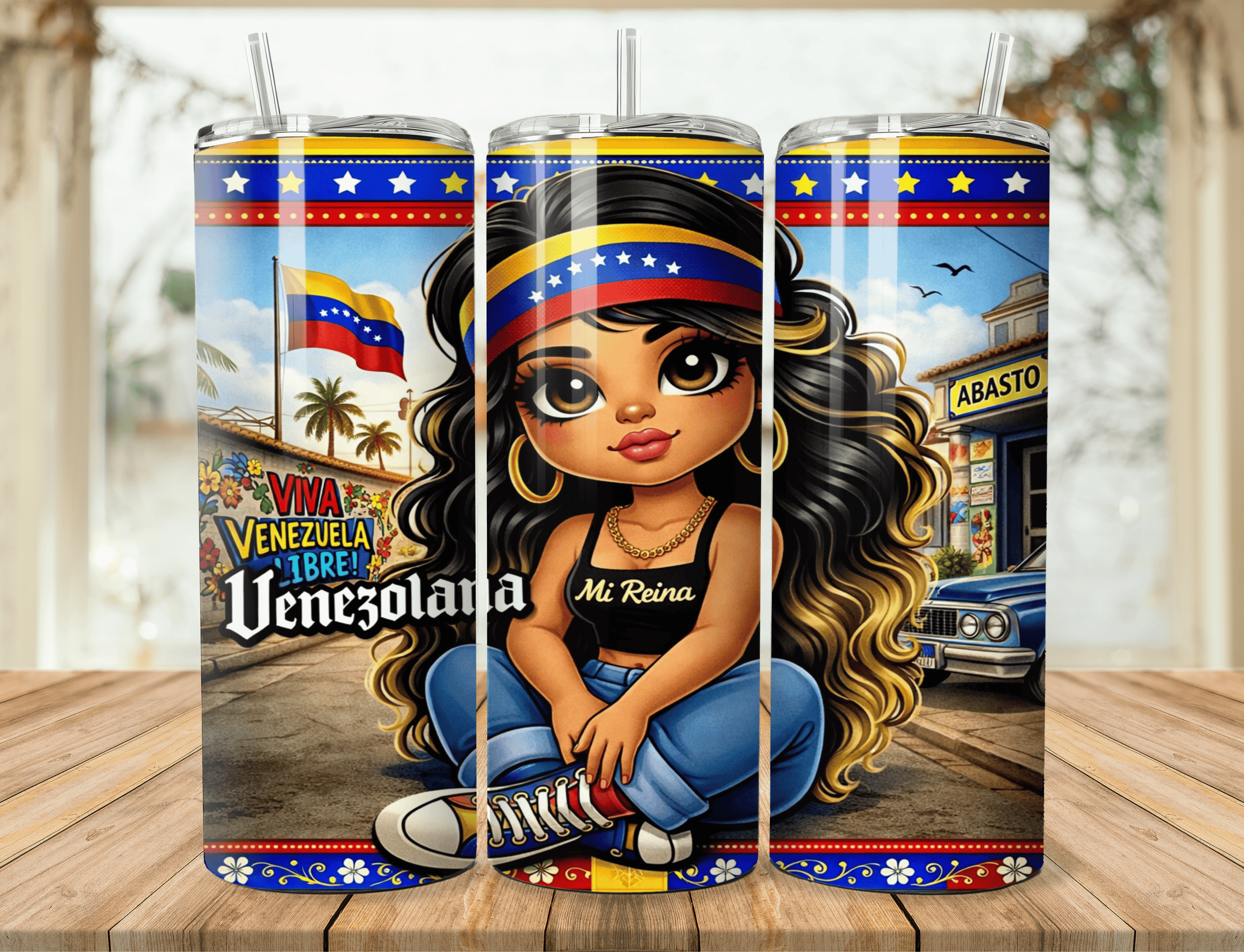 Muñeca Chibi – Edición Latina / Cultura & Actitud 20oz Tumbler