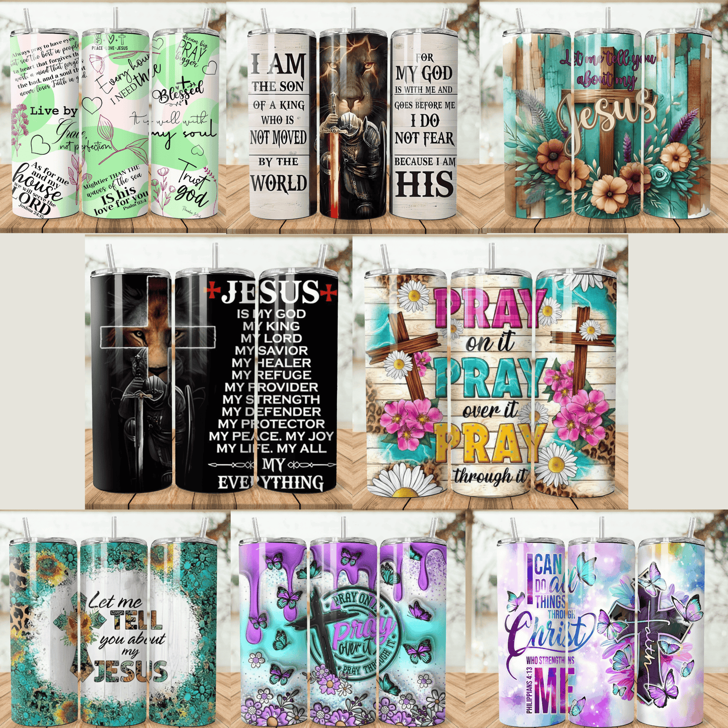 Religious Tumblers - Inspirational Quotes & Designs image 0