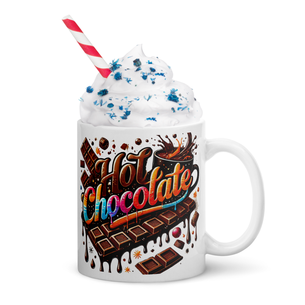 Hot Chocolate Design - White Mug image 1