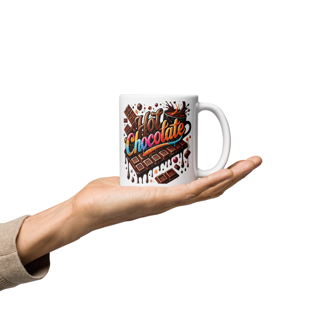 Hot Chocolate Design - White Mug image 6