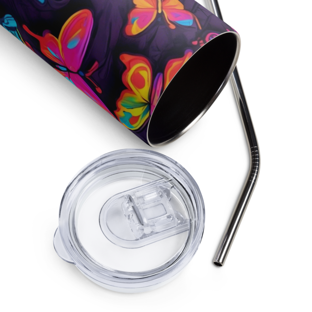 Butterfly Metal Tumbler image 5
