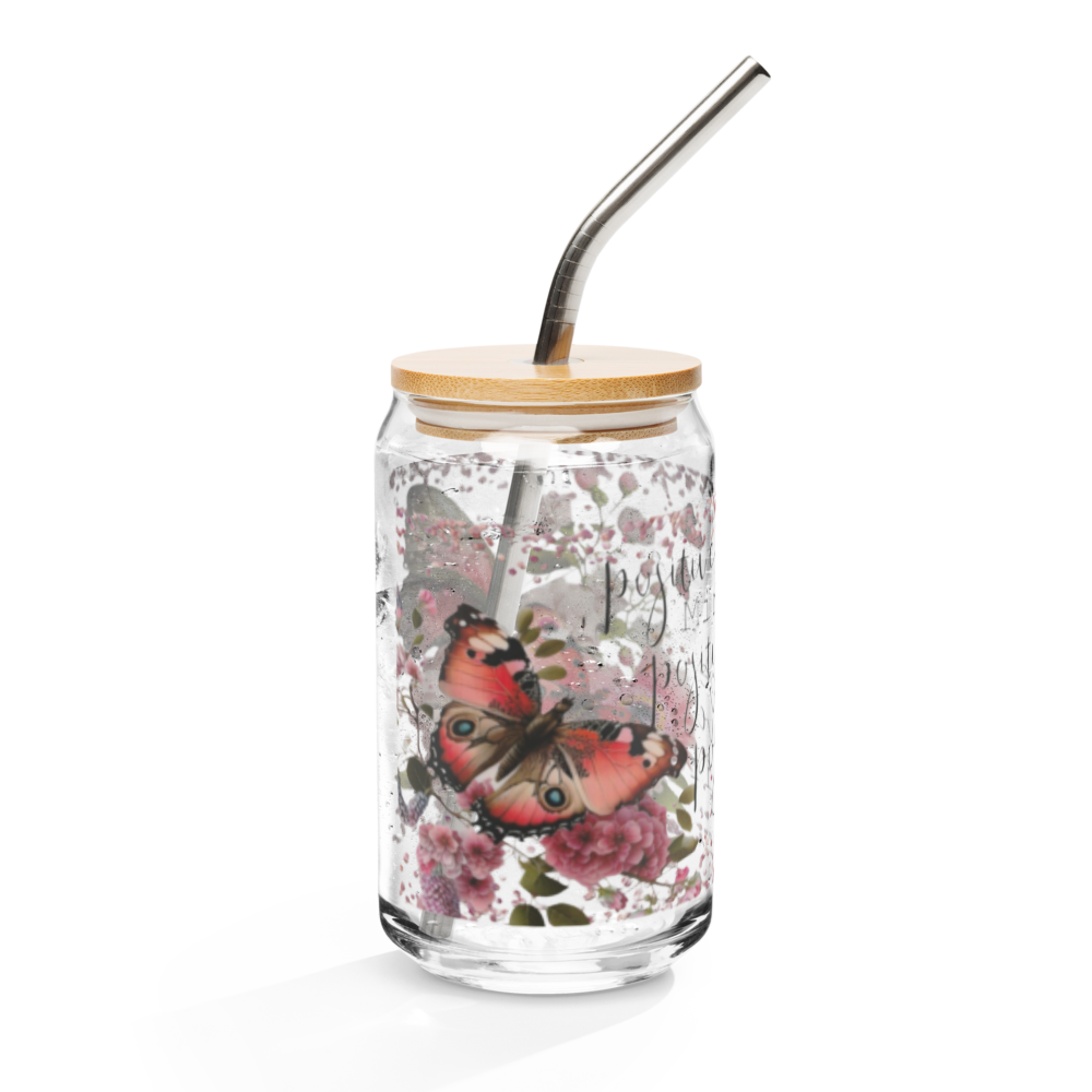 Positivity Glass Cup w/Lid image 3