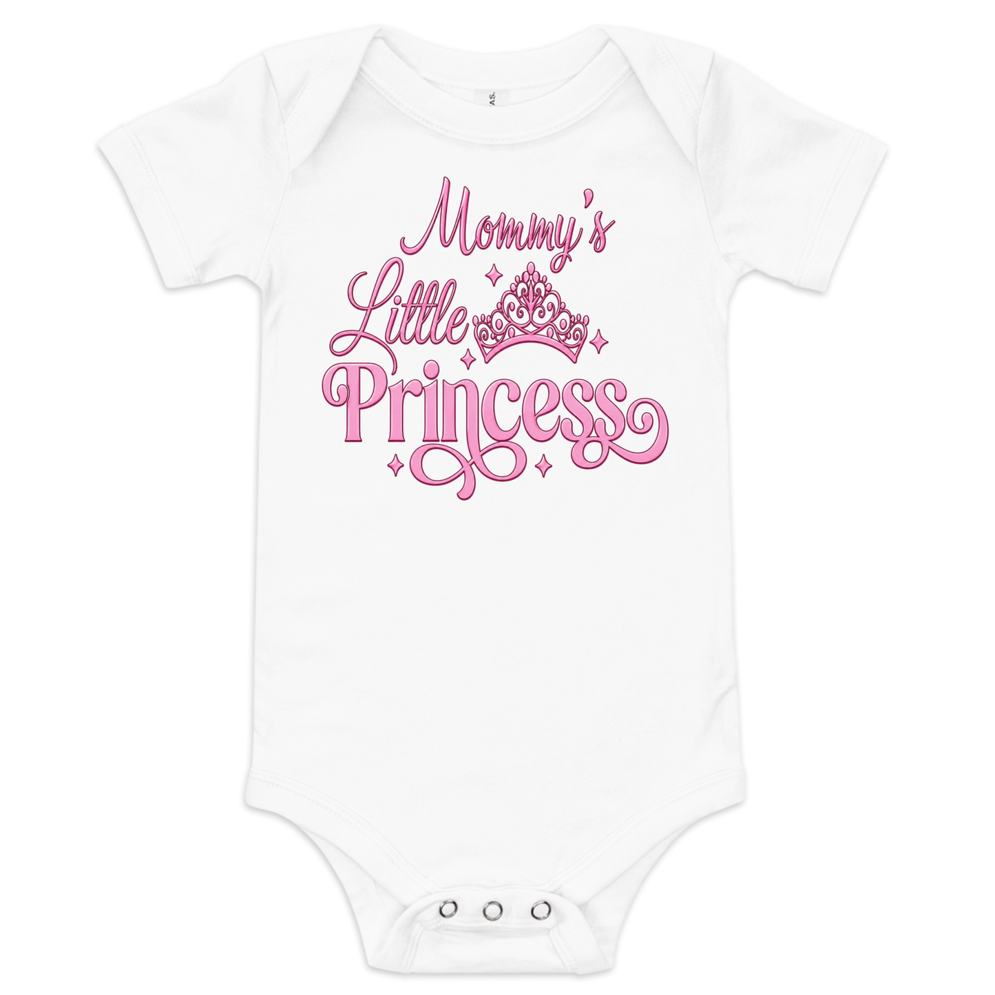 Mommy's Little Princess Baby Onesie – Cute Pink Princess Infant Bodysuit