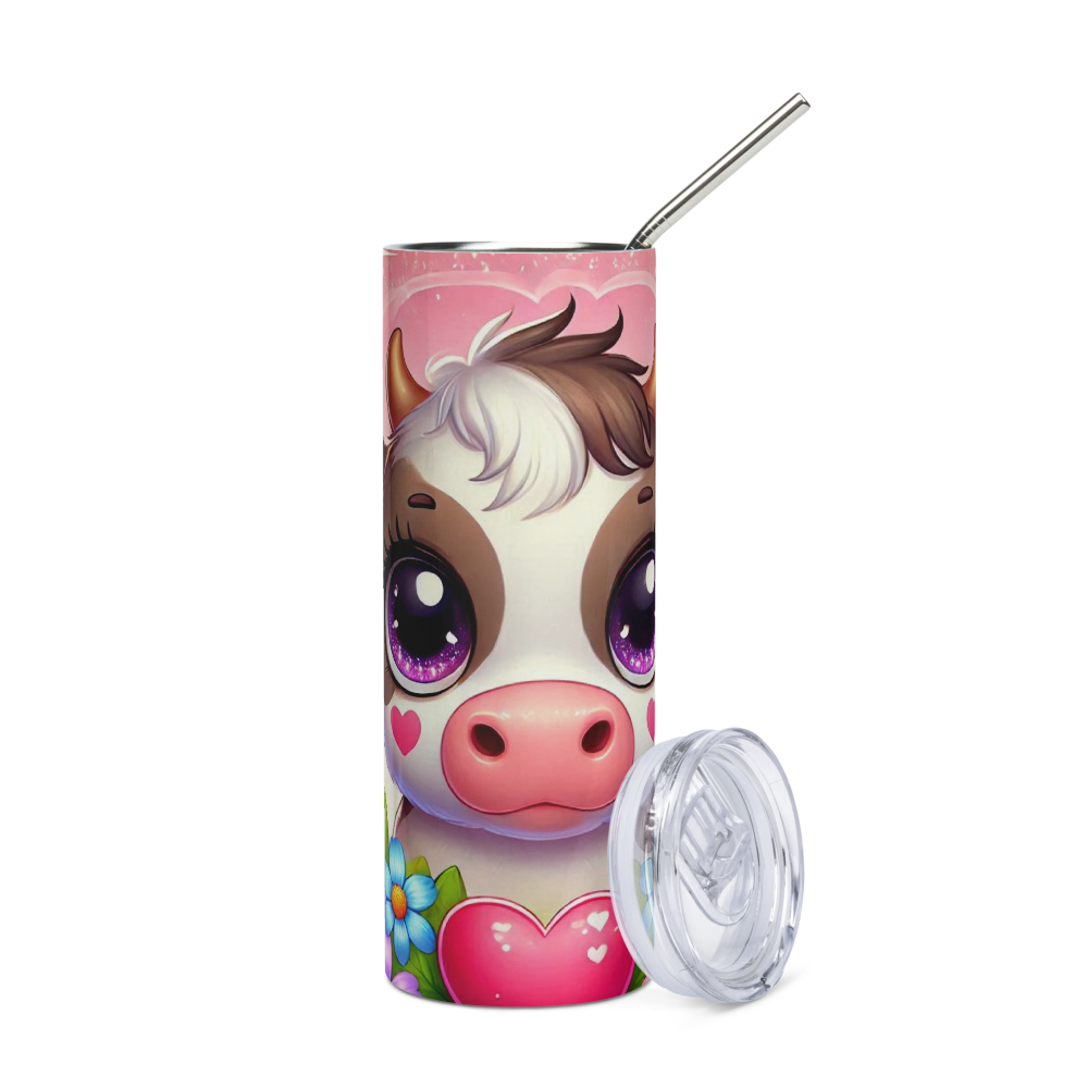 Calf With Heart Tumbler image 7