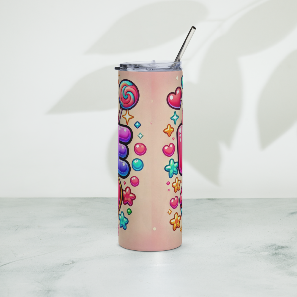 Love (Candy & Rainbow) Tumbler image 2