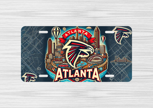 Atlanta Falcons Team Custom License Plate image 0