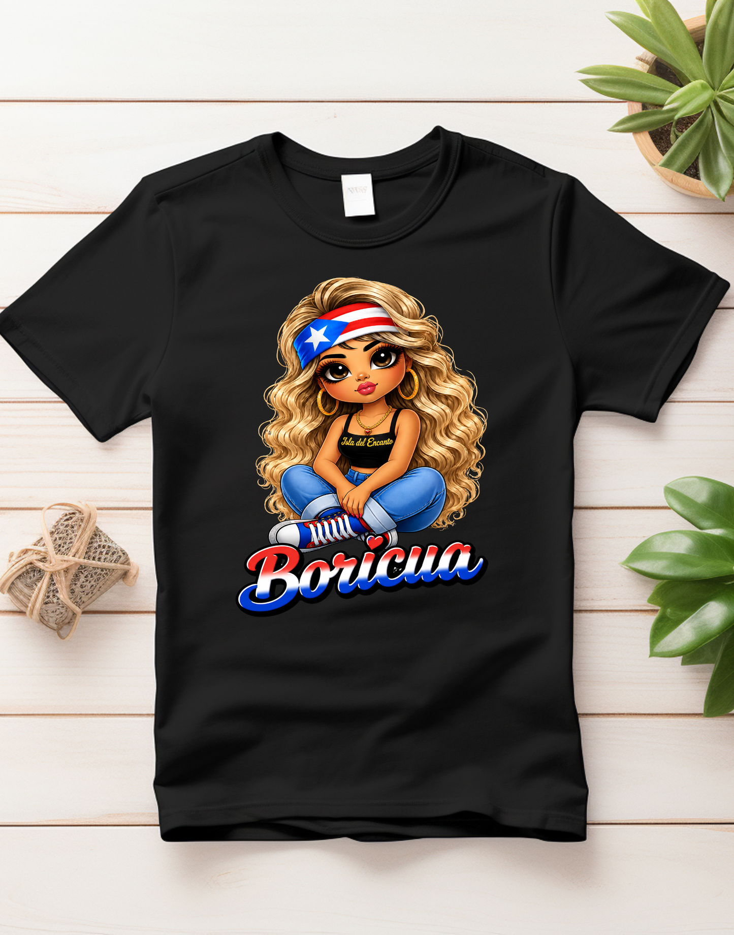 Boricua Girl Puerto Rico T-Shirt – Puerto Rican Pride Graphic Tee 🇵🇷