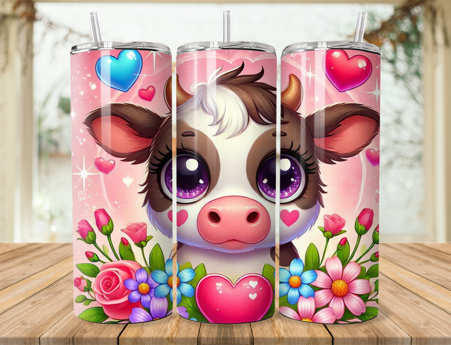 Calf With Heart Tumbler