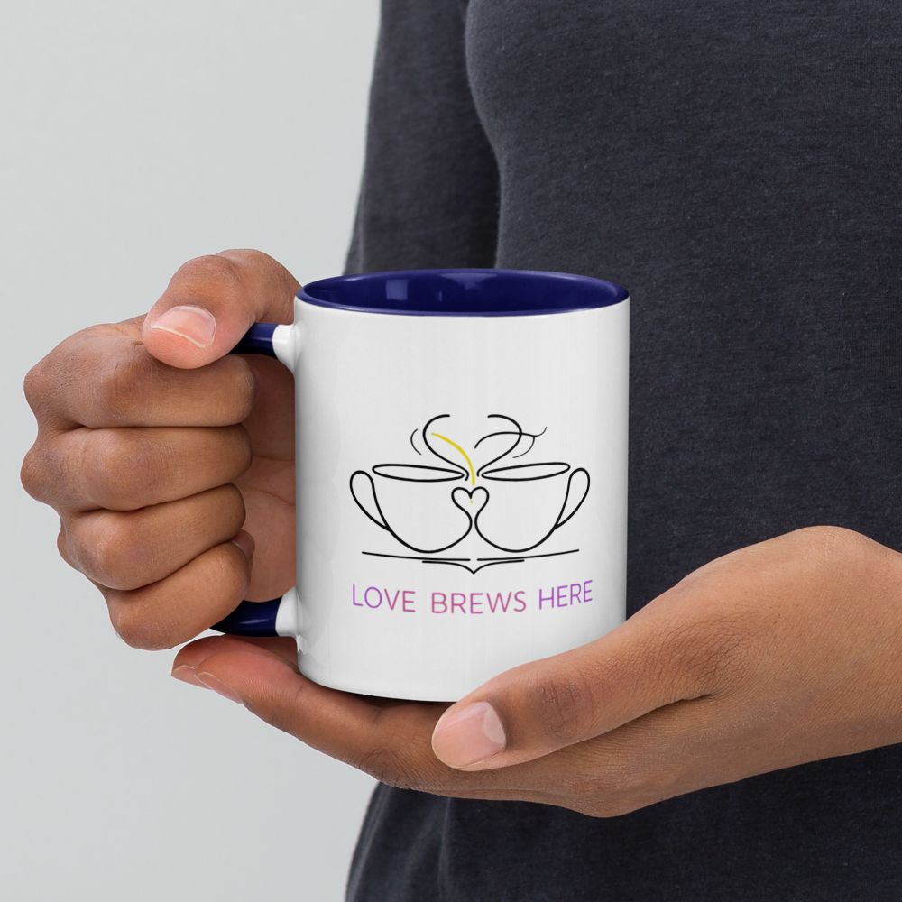 Love Brews Here - Colored Mug image 4