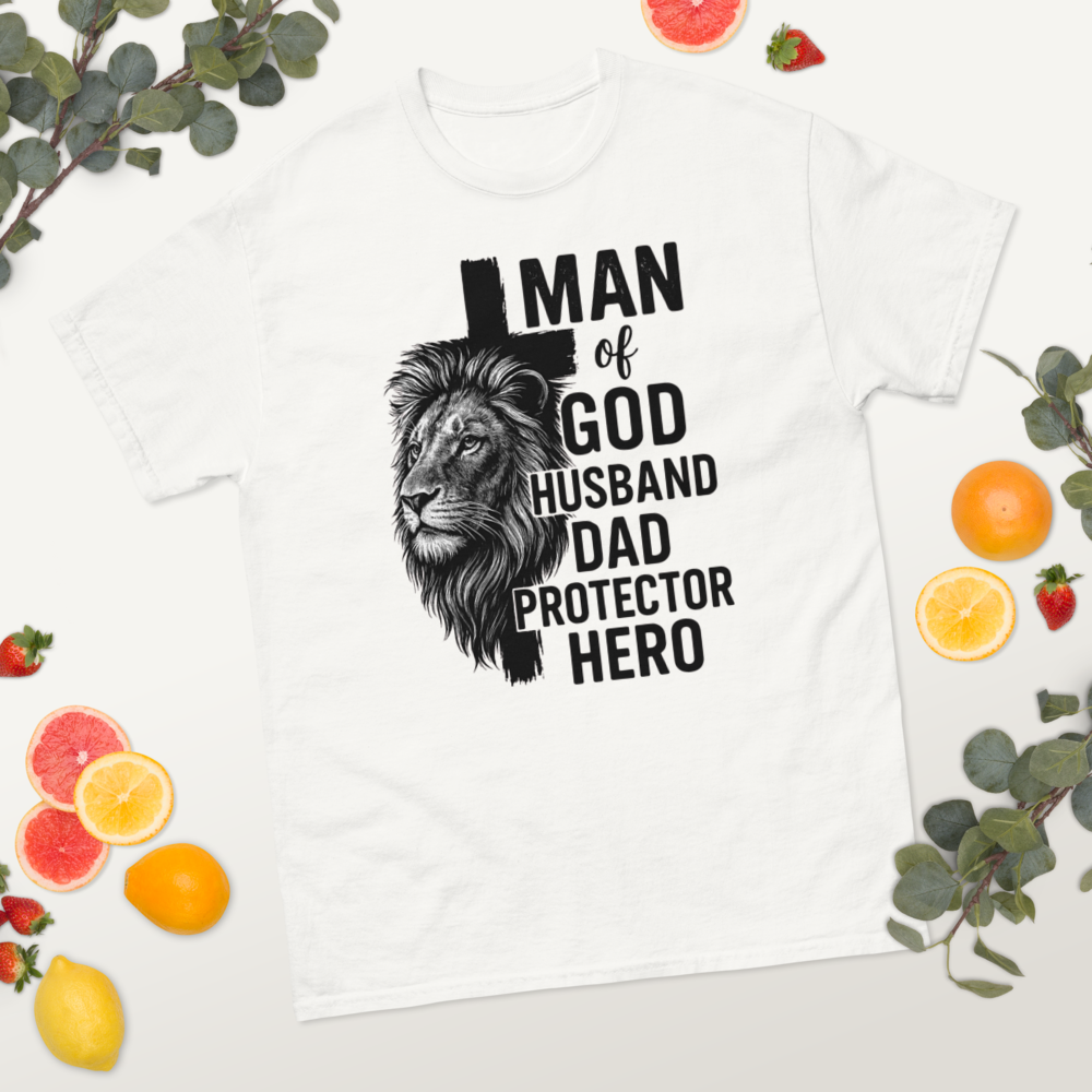 Classic Tee – "Man of God" Design image 1
