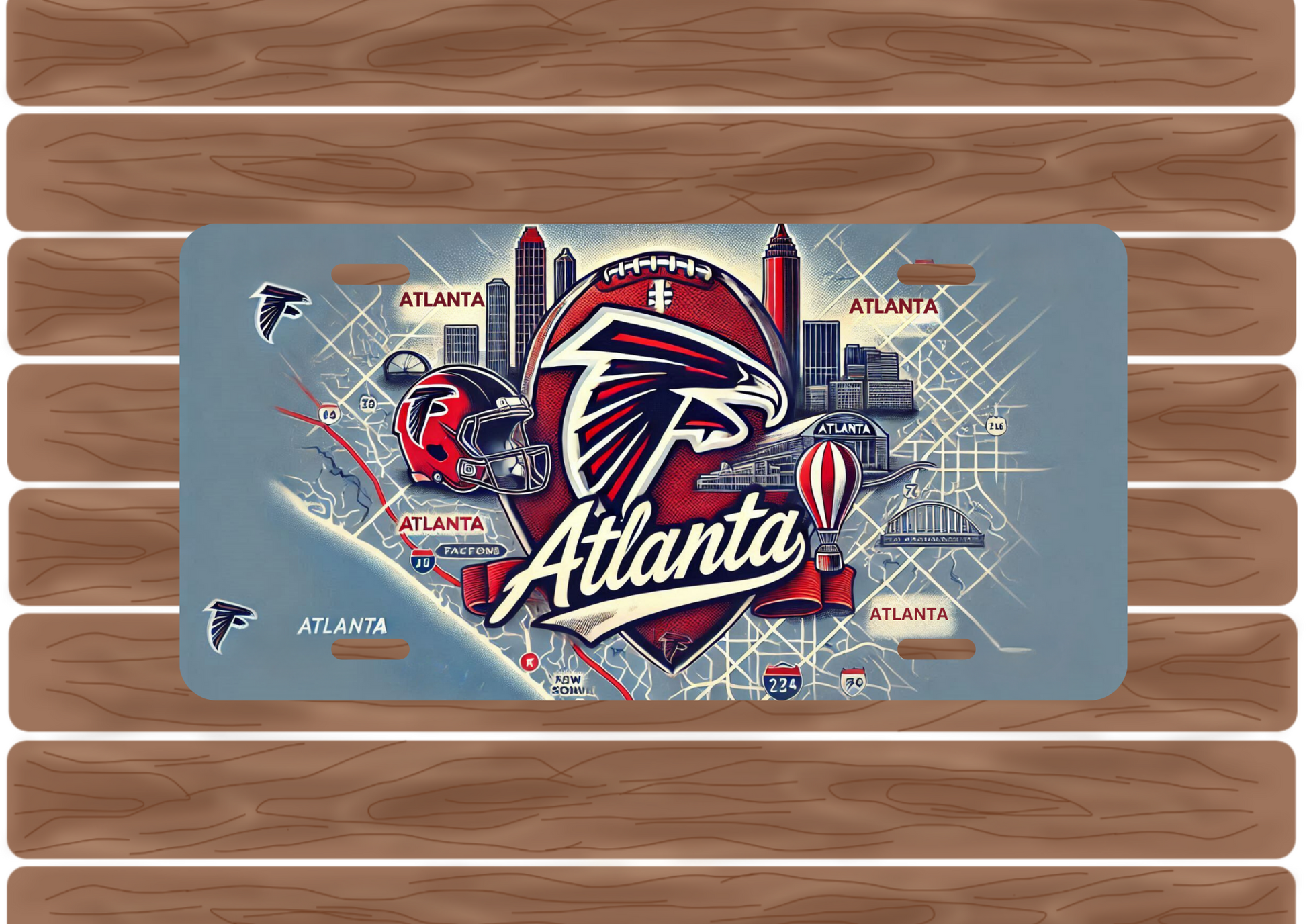 Atlanta Falcons Teams Custom License Plate image 0