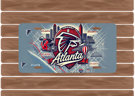 Atlanta Falcons Teams Custom License Plate image 0