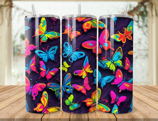 Butterfly Metal Tumbler