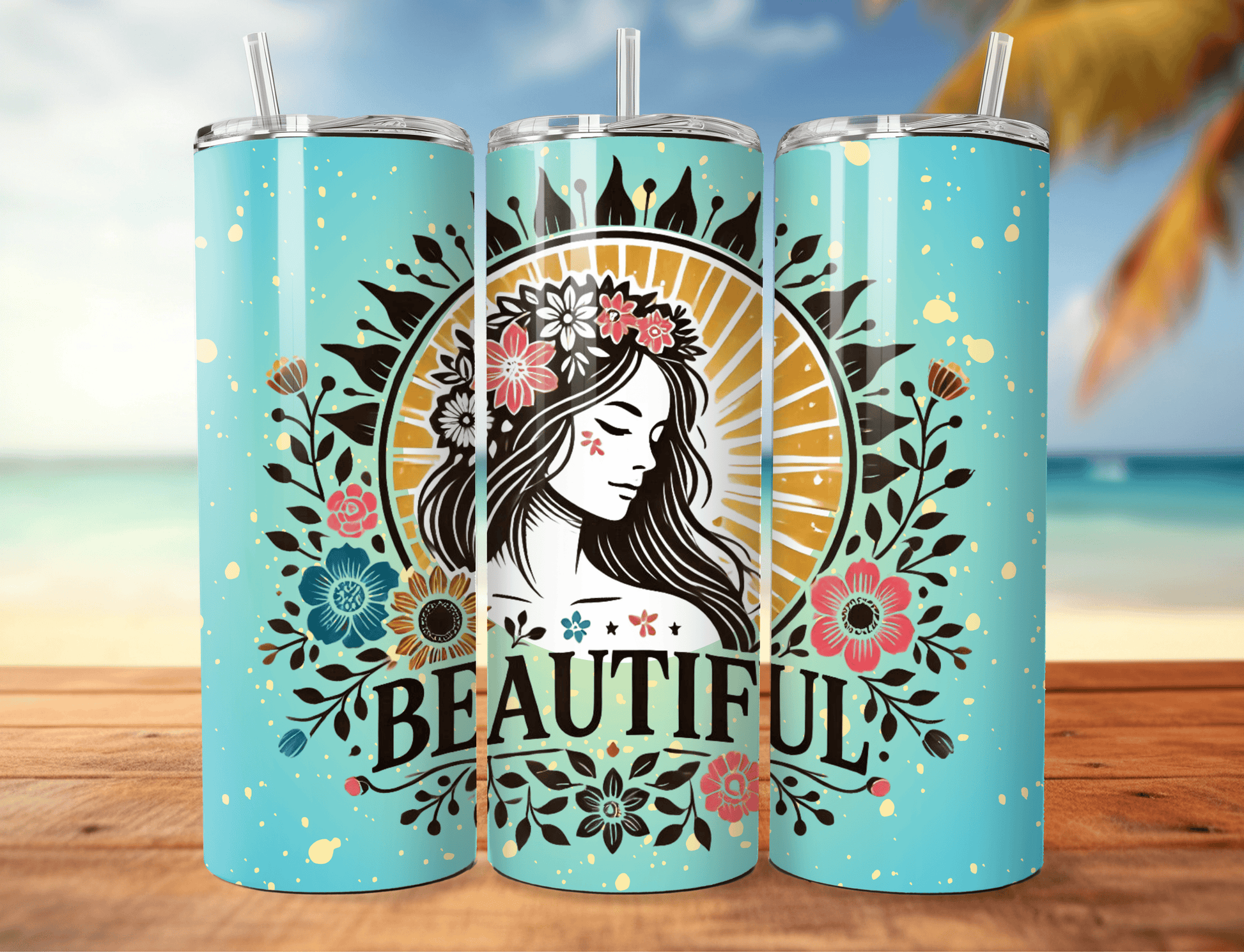 Woman, Beautiful Statement Tumbler image 0