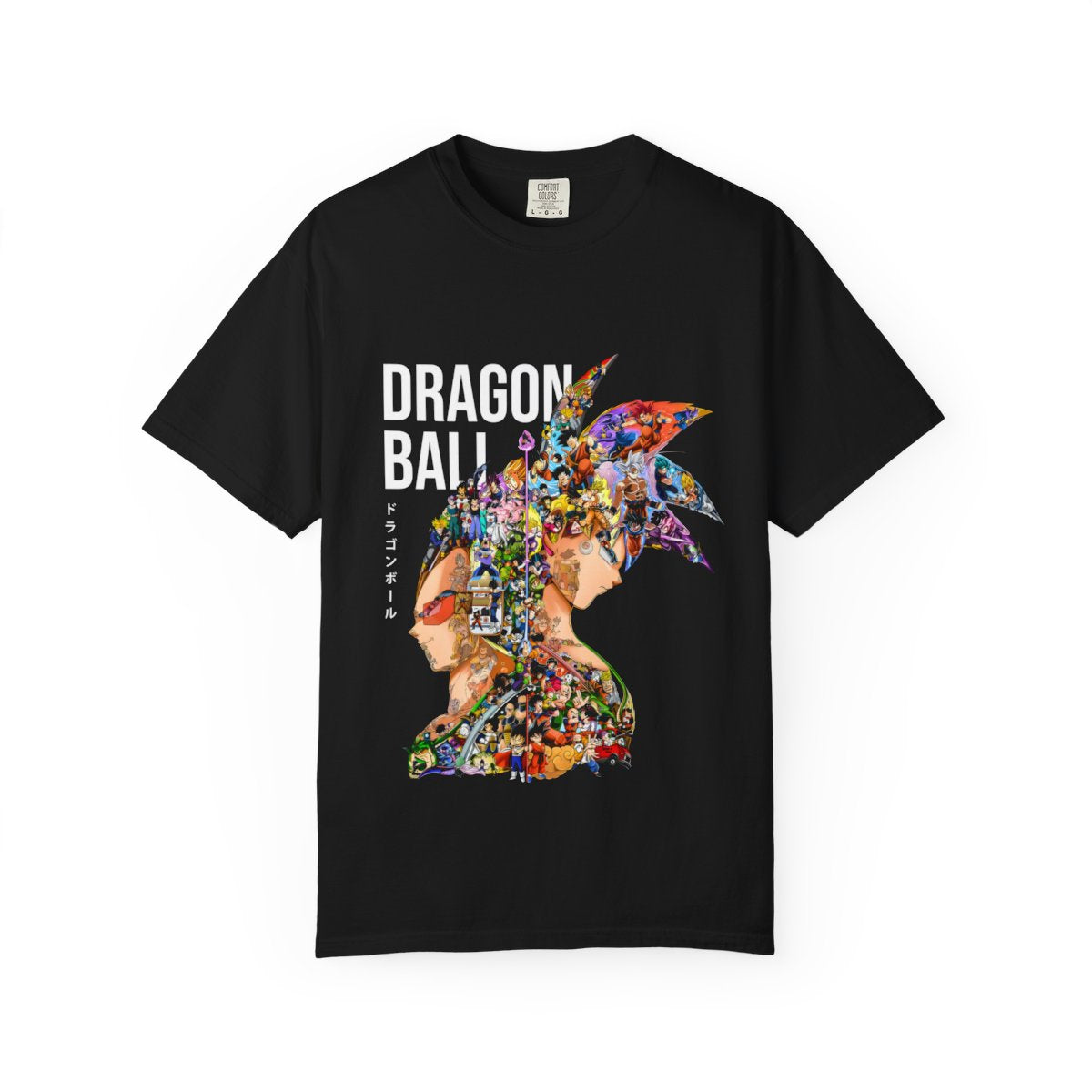 Epic Anime Warriors Collage Graphic T-Shirt