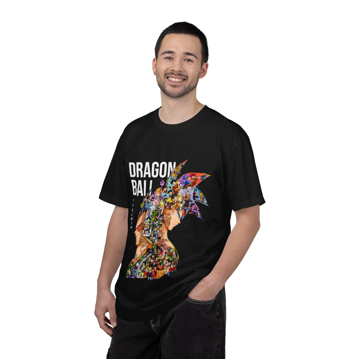 Epic Anime Warriors Collage Graphic T-Shirt