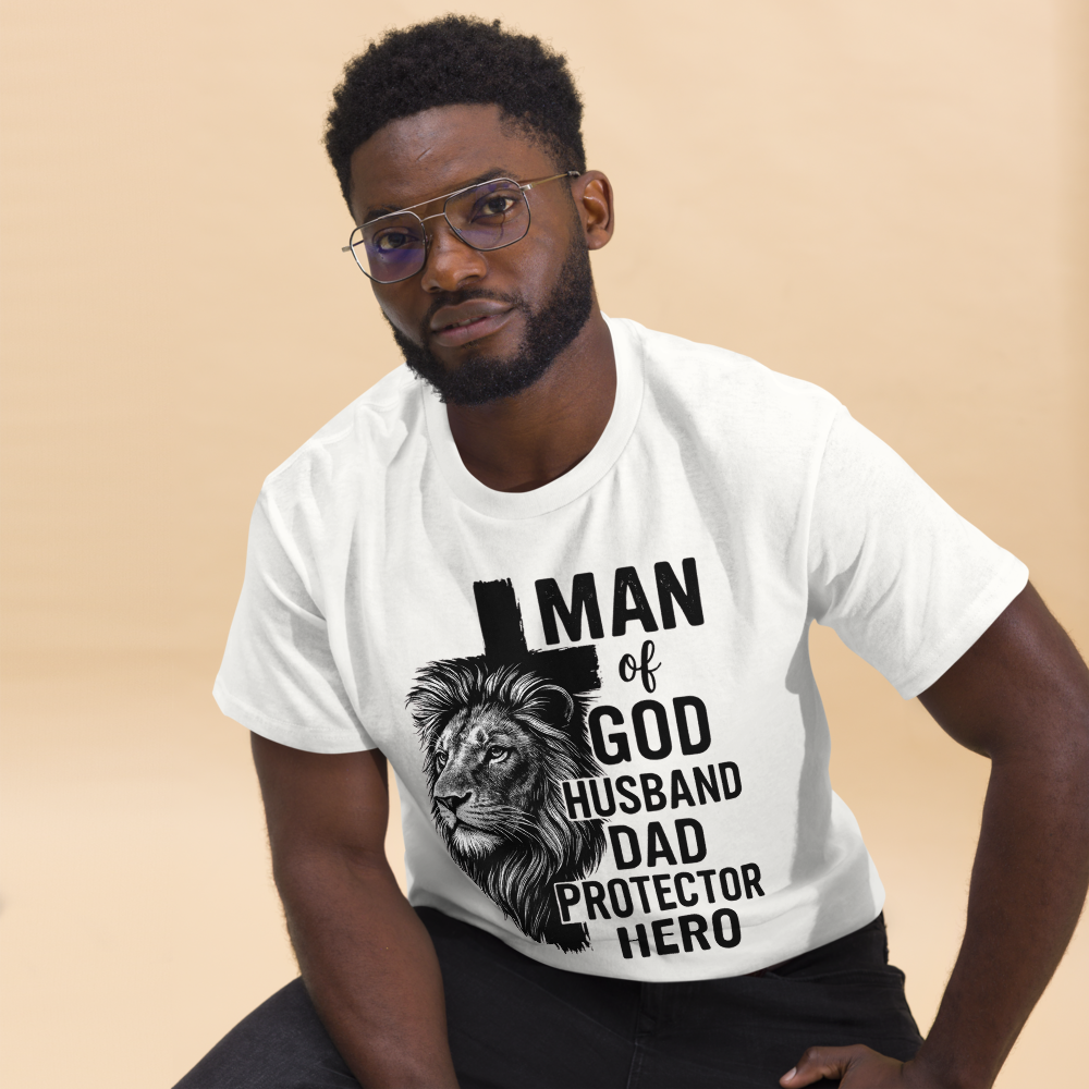 Classic Tee – "Man of God" Design image 6