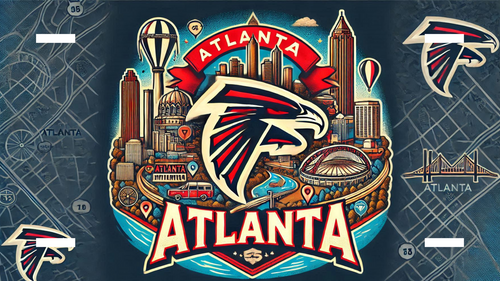 Atlanta Falcons Team Custom License Plate image 1