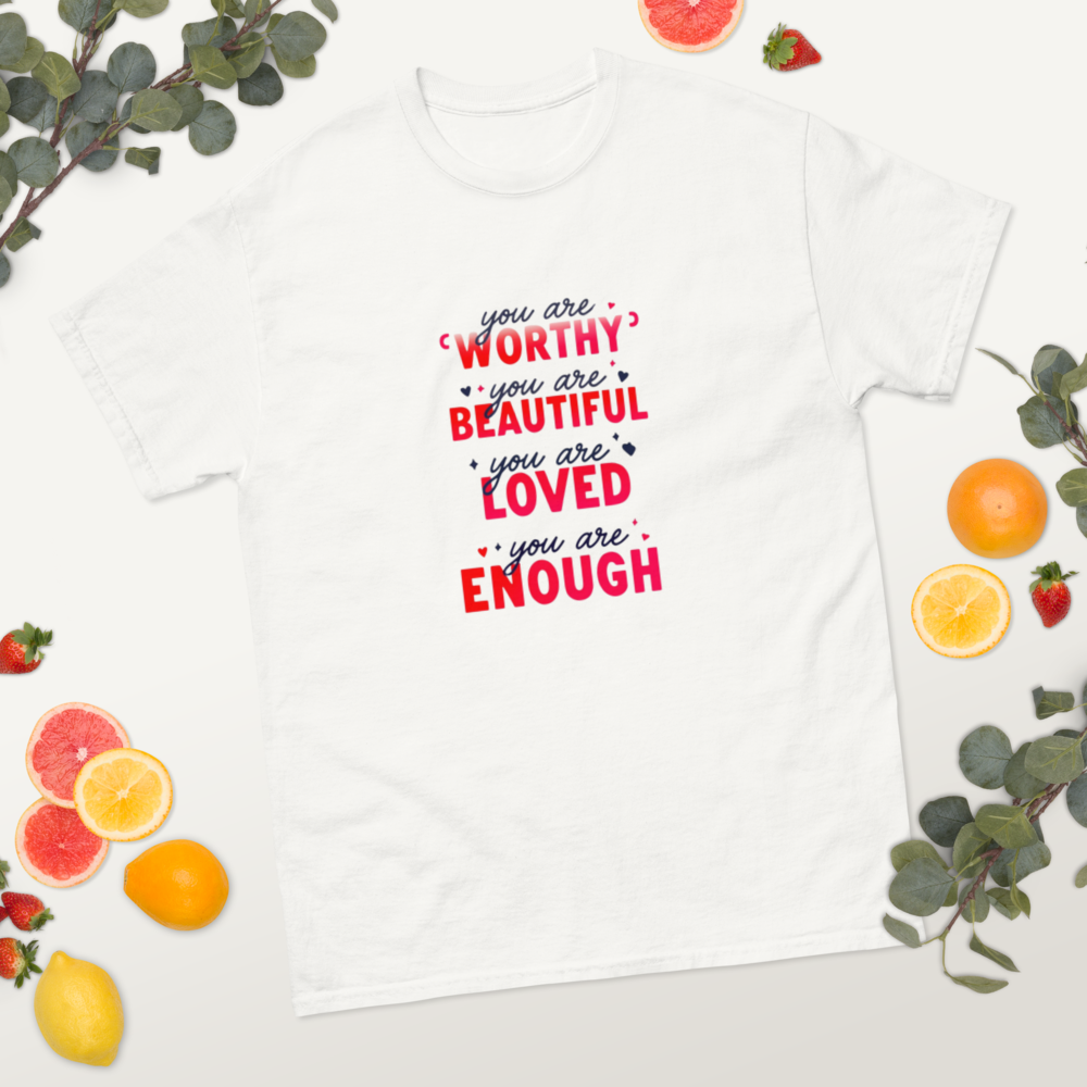 Worthy, Beautiful, Loved, Enough T-Shirt image 6