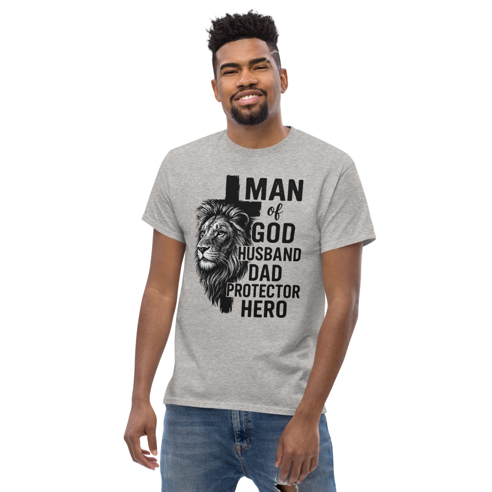 Classic Tee – "Man of God" Design image 4