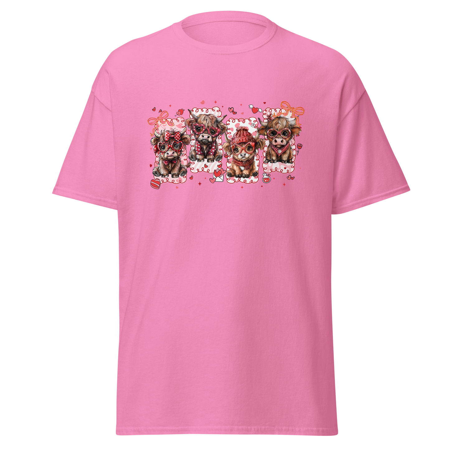Cute Valentine Cow T-Shirt | Unisex Graphic Tee