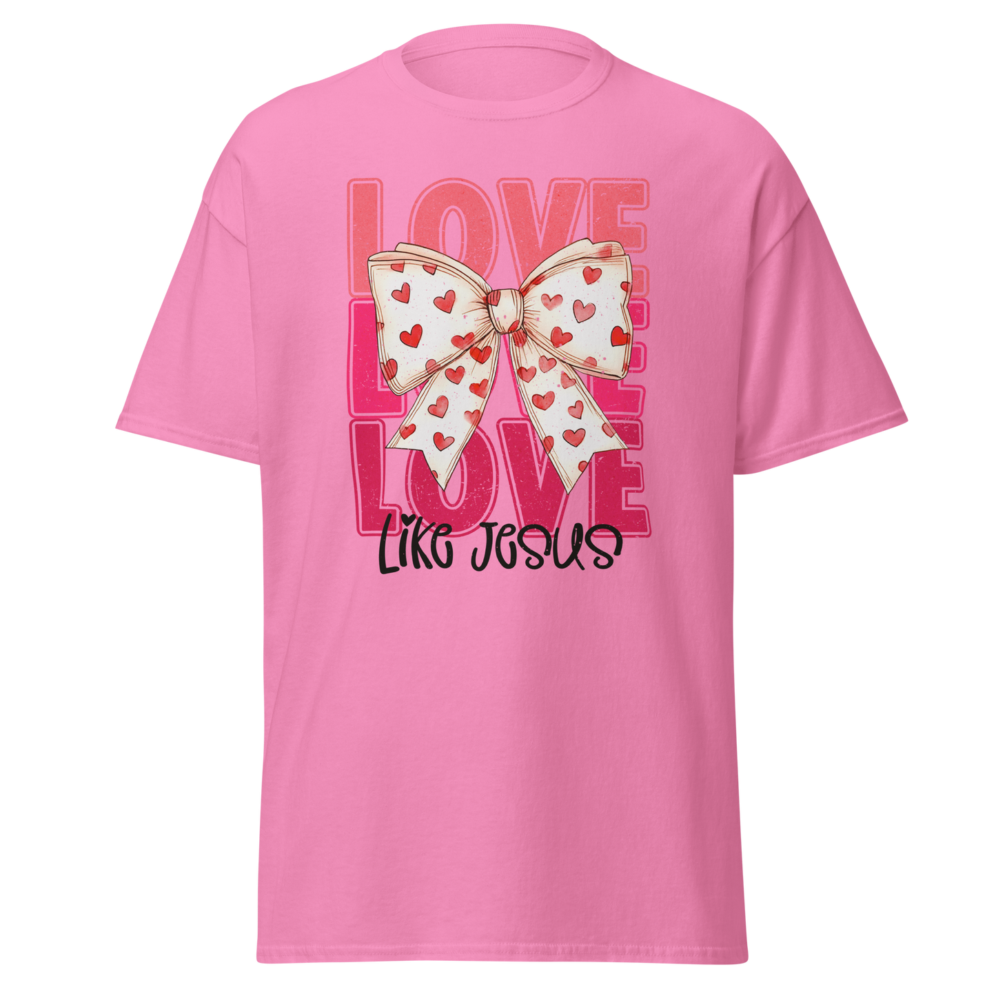 Love Like Jesus Bow Valentine’s Day T-Shirt