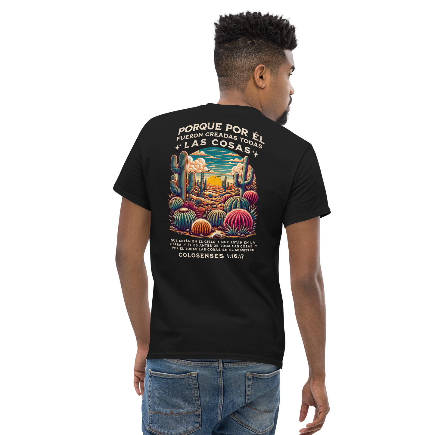 Camiseta Colosenses 1:16–17 – Todo Fue Creado por Él