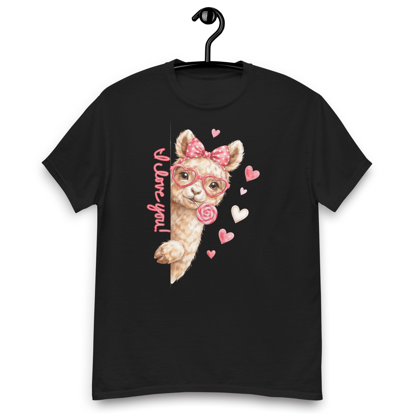 Cute Valentine Alpaca T-Shirt