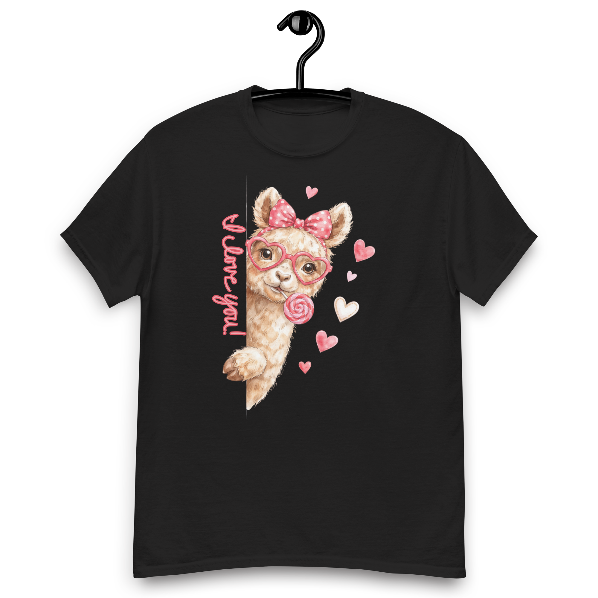 Cute Valentine Alpaca T-Shirt