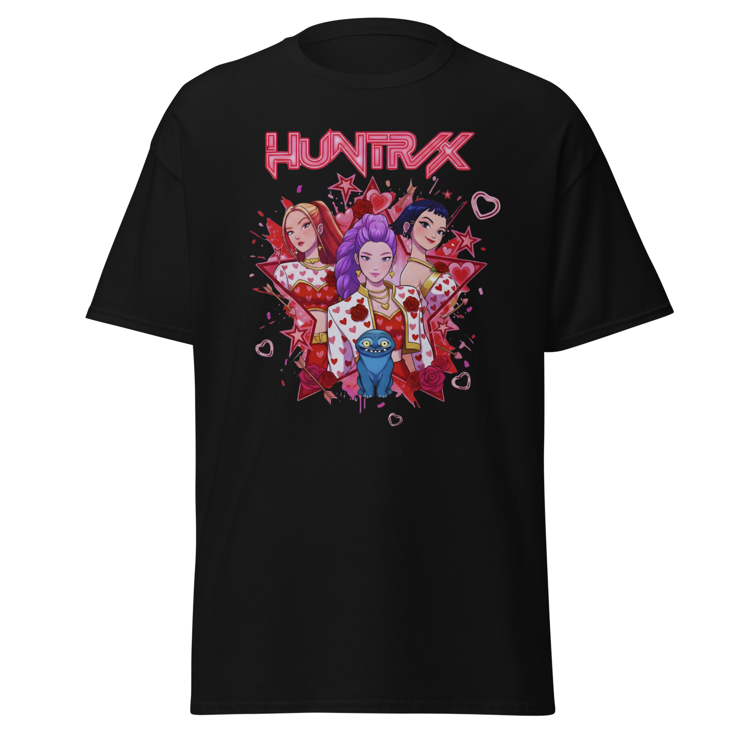 Kids Huntrix Valentine Graphic T-Shirt – Fun, Cute & Comfortable