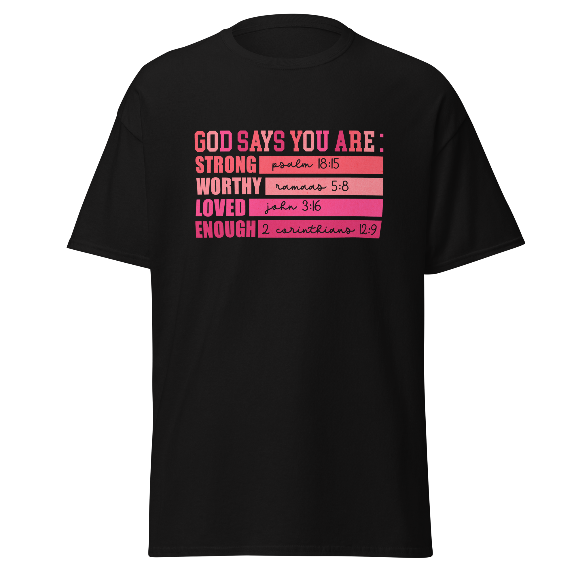 God Says You Are – Faith-Based Christian T-Shirt