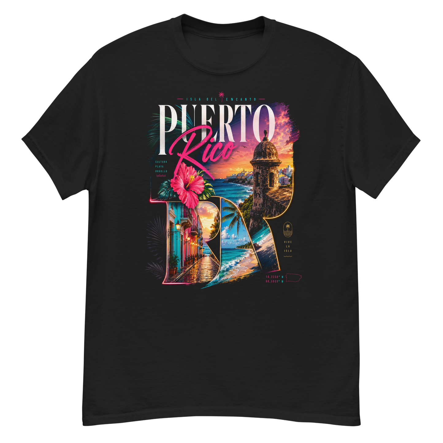 Puerto Rico Sunset Paradise Graphic T-Shirt