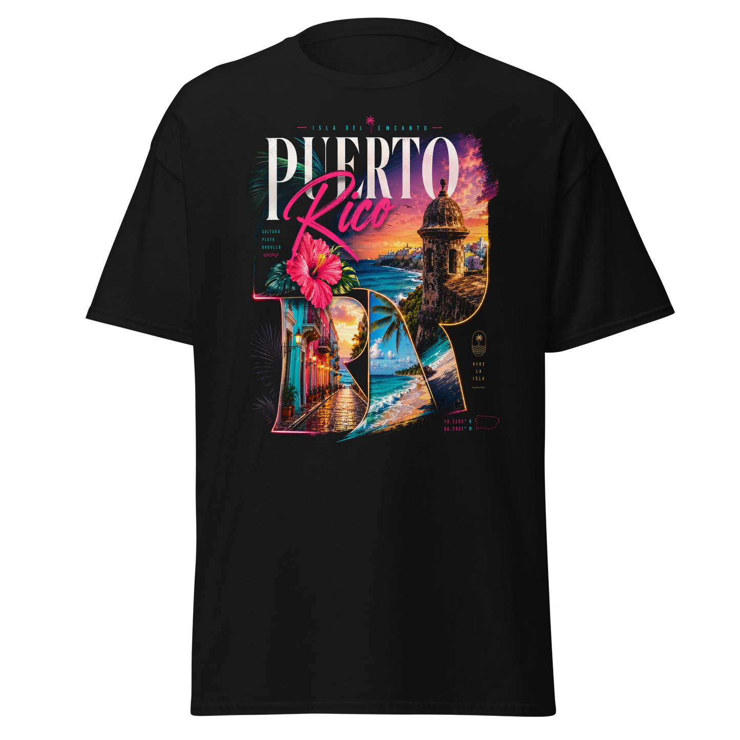 Puerto Rico Sunset Paradise Graphic T-Shirt