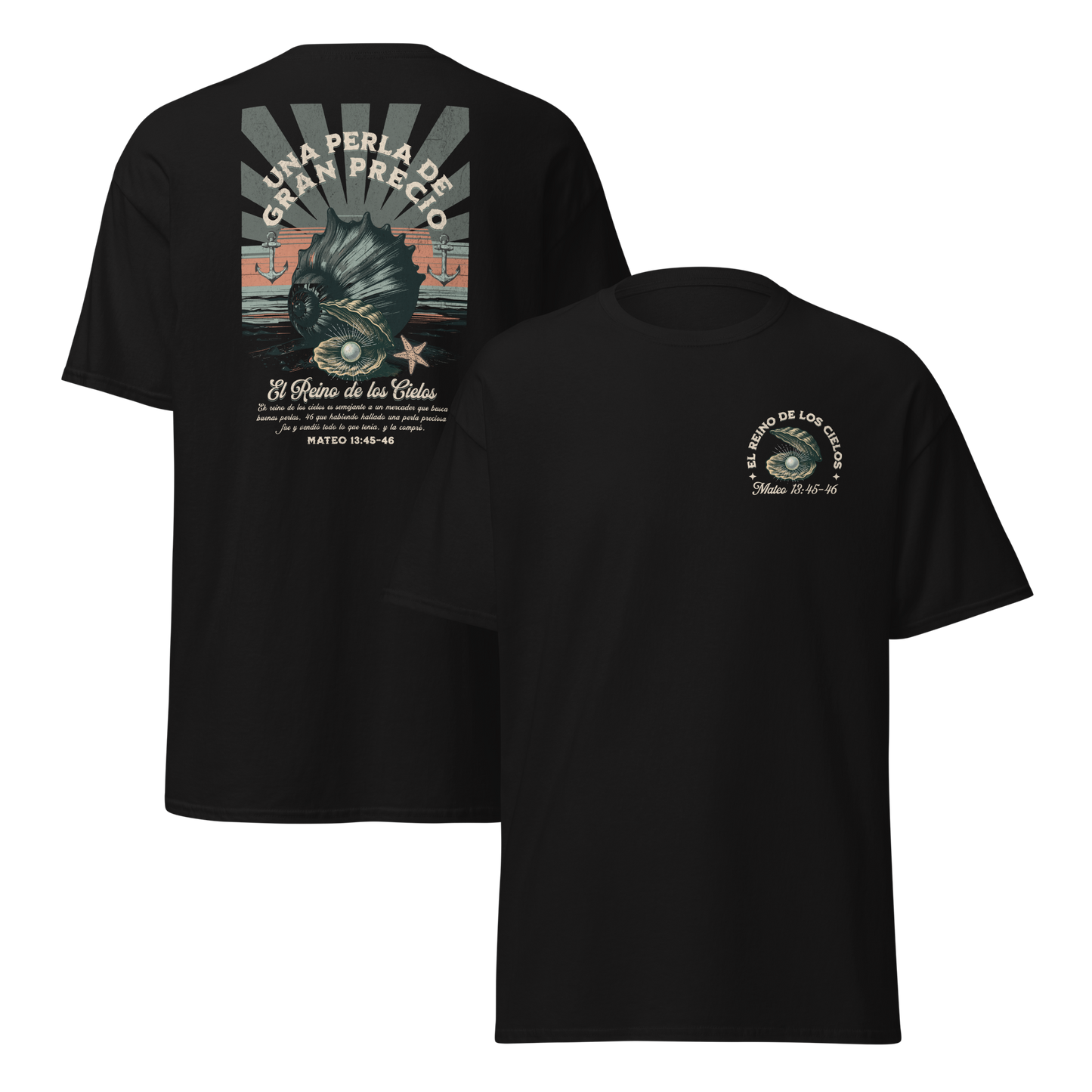 Camiseta “Una Perla de Gran Precio” – Mateo 13:45–46