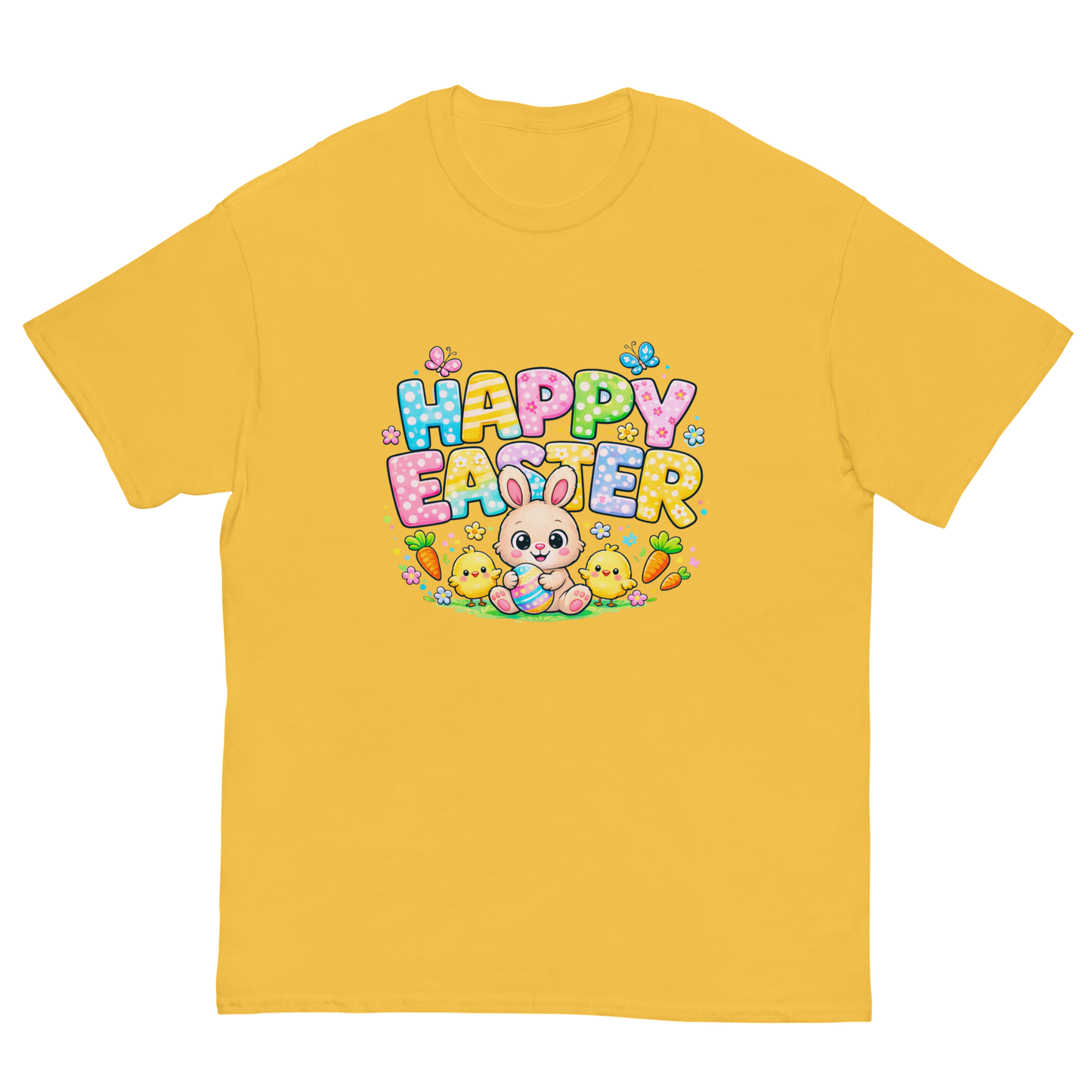 Kids Happy Easter Bunny T‑Shirt — Bright, Cute Spring Graphic Tee