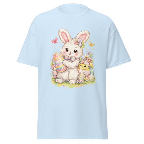 Adorable Easter Bunny T-Shirt — Pastel Spring Graphic Tee — Seasonal Celebration Shirt
