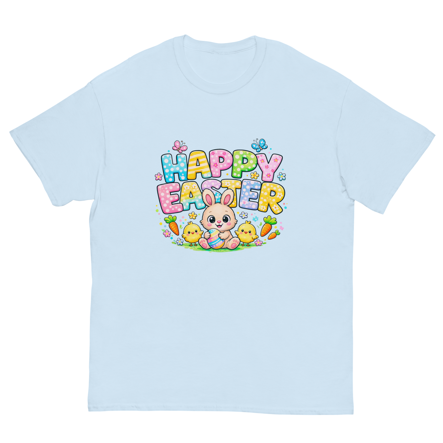 Kids Happy Easter Bunny T‑Shirt — Bright, Cute Spring Graphic Tee