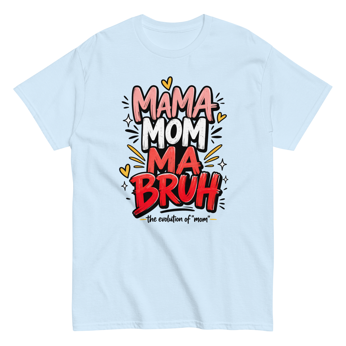 Funny Mom Shirt – The Real Mom Evolution Tee 😂 Mama Mom Ma Bruh T-Shirt | Perfect Mother’s Day Gift