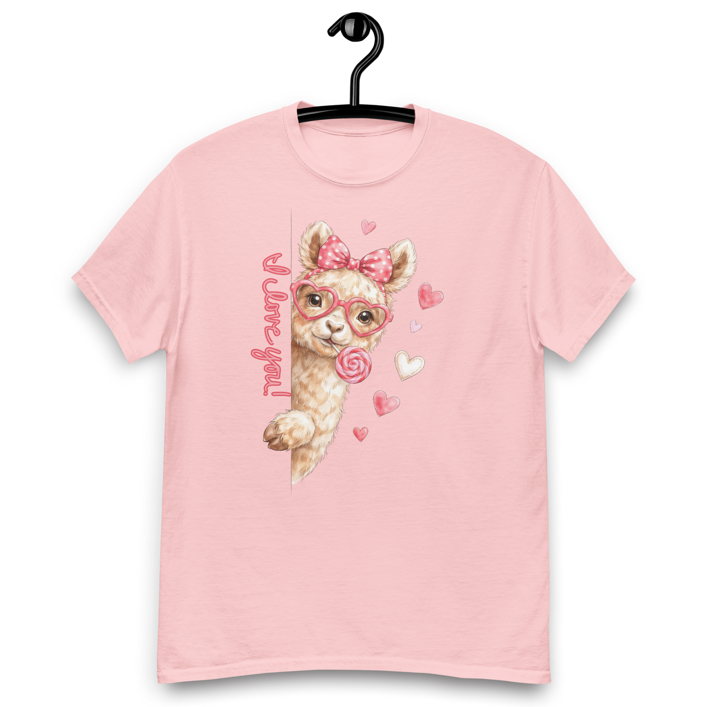 Cute Valentine Alpaca T-Shirt