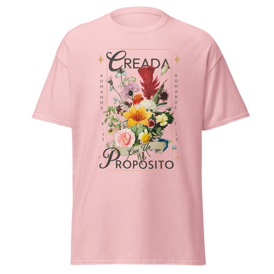Camiseta “Creada con un Propósito” – Romanos 8:28