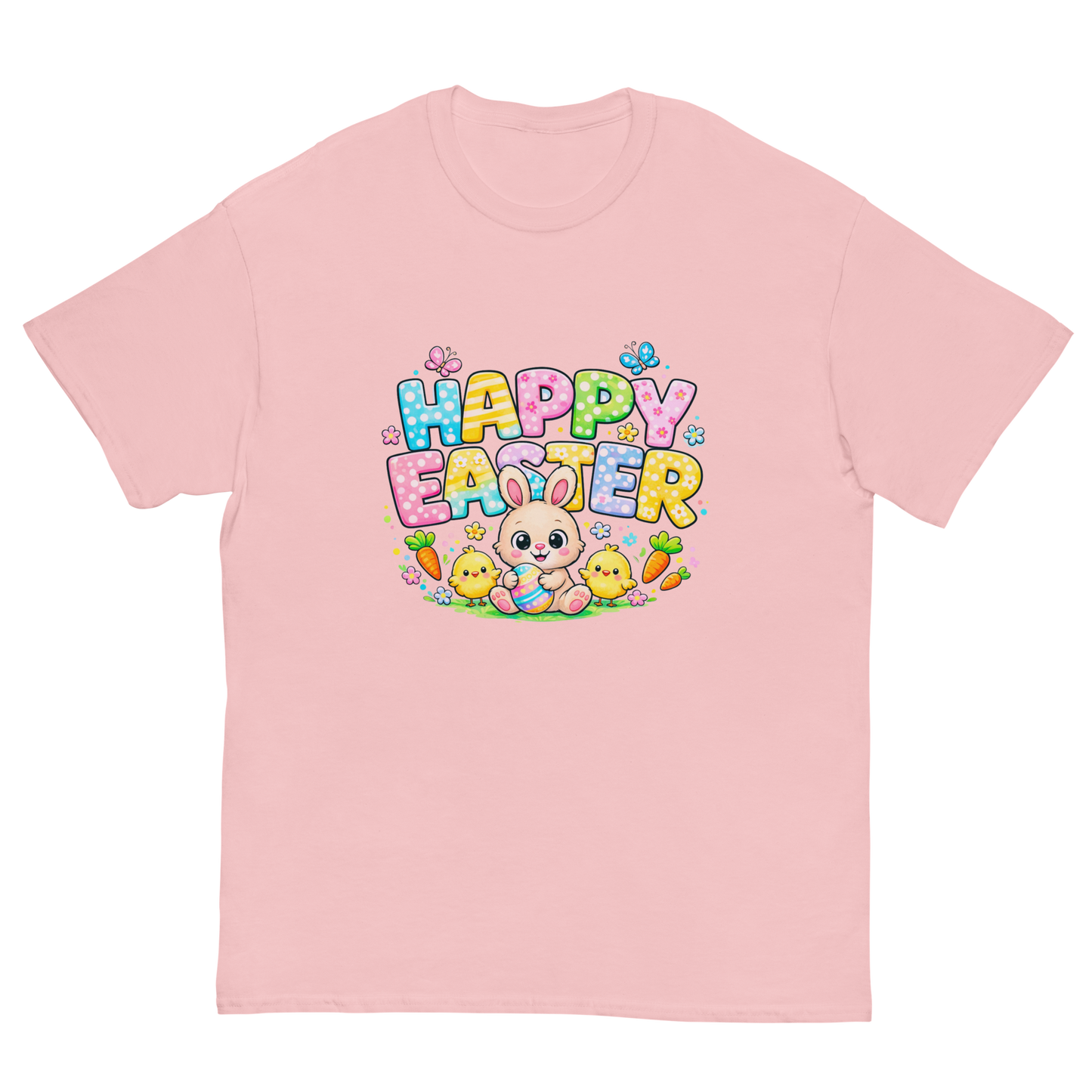 Kids Happy Easter Bunny T‑Shirt — Bright, Cute Spring Graphic Tee