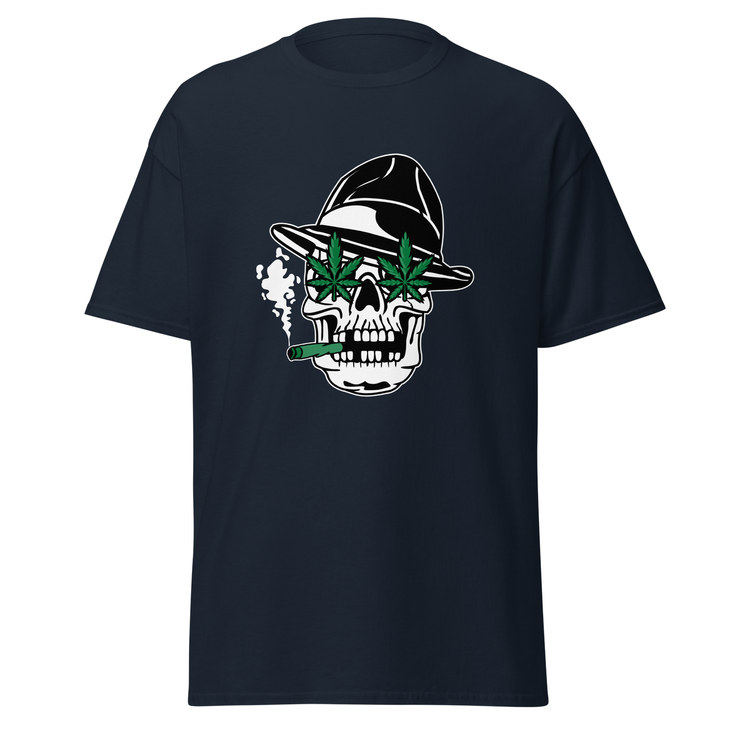 Skull Cannabis Eyes Graphic T-Shirt – Edgy Streetwear Style