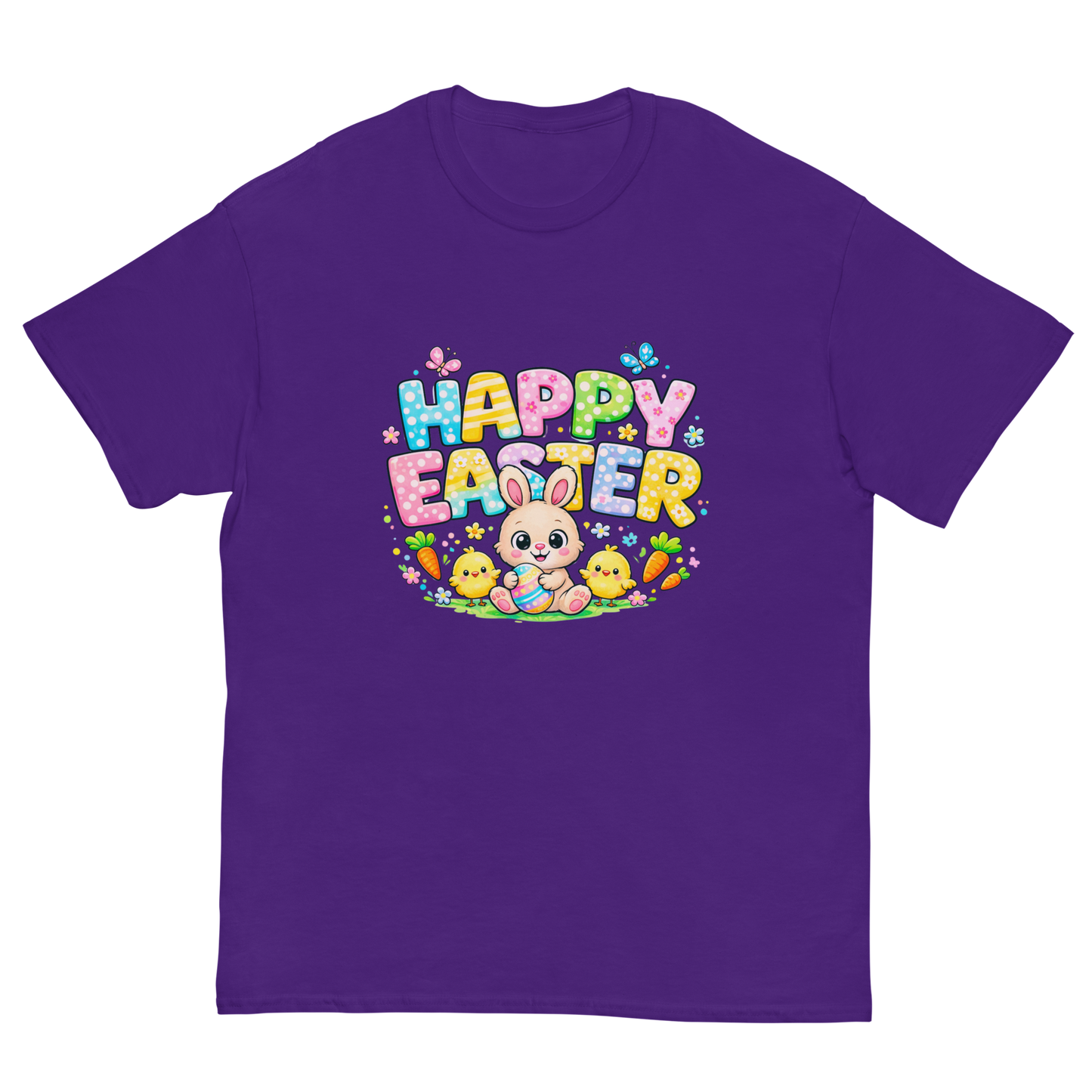 Kids Happy Easter Bunny T‑Shirt — Bright, Cute Spring Graphic Tee