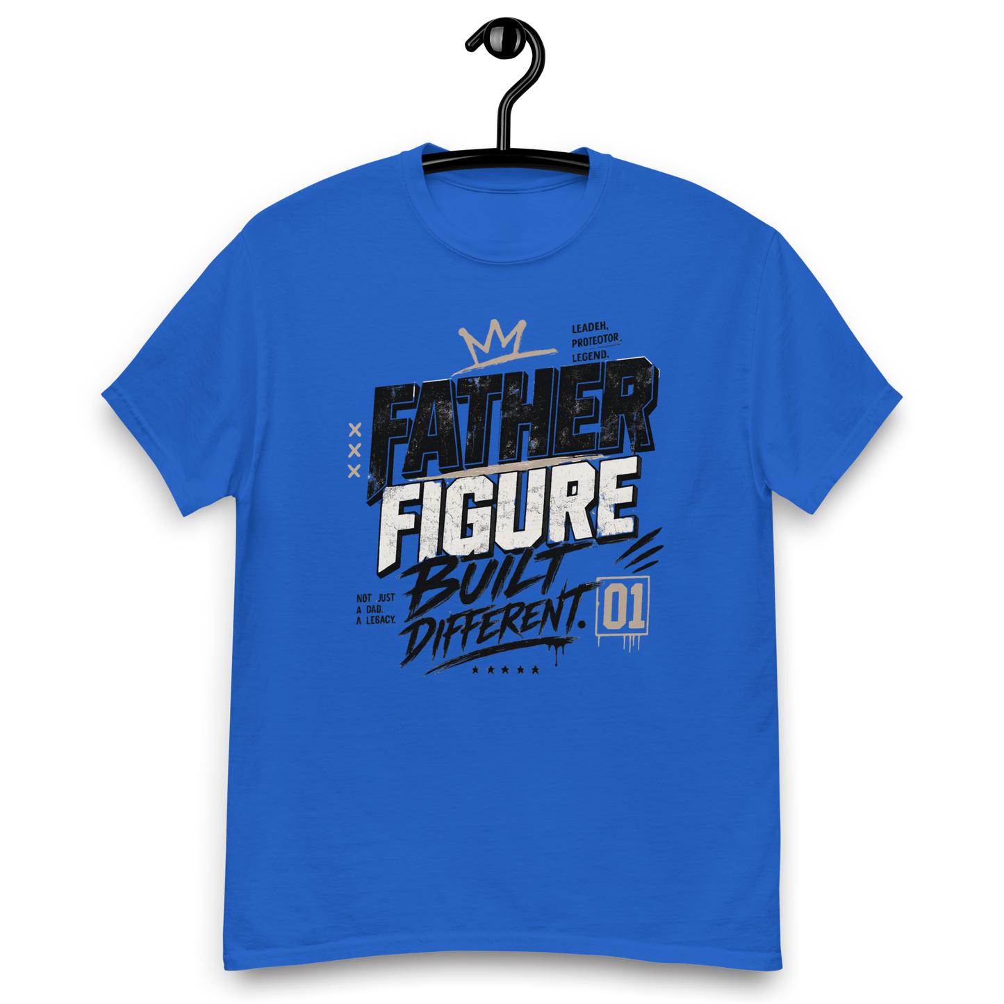 Father Figure Built Different T-Shirt – Bold Streetwear Dad Graphic Tee