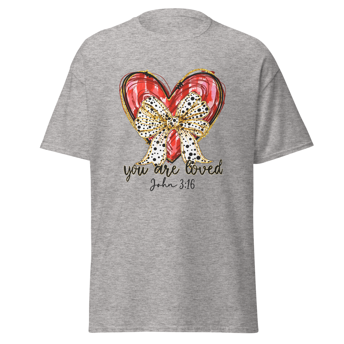 You Are Loved – John 3:16 Valentine T‑Shirt