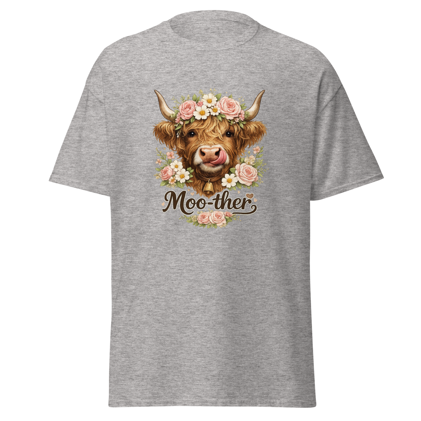 “Moo-ther” Highland Cow T-Shirt