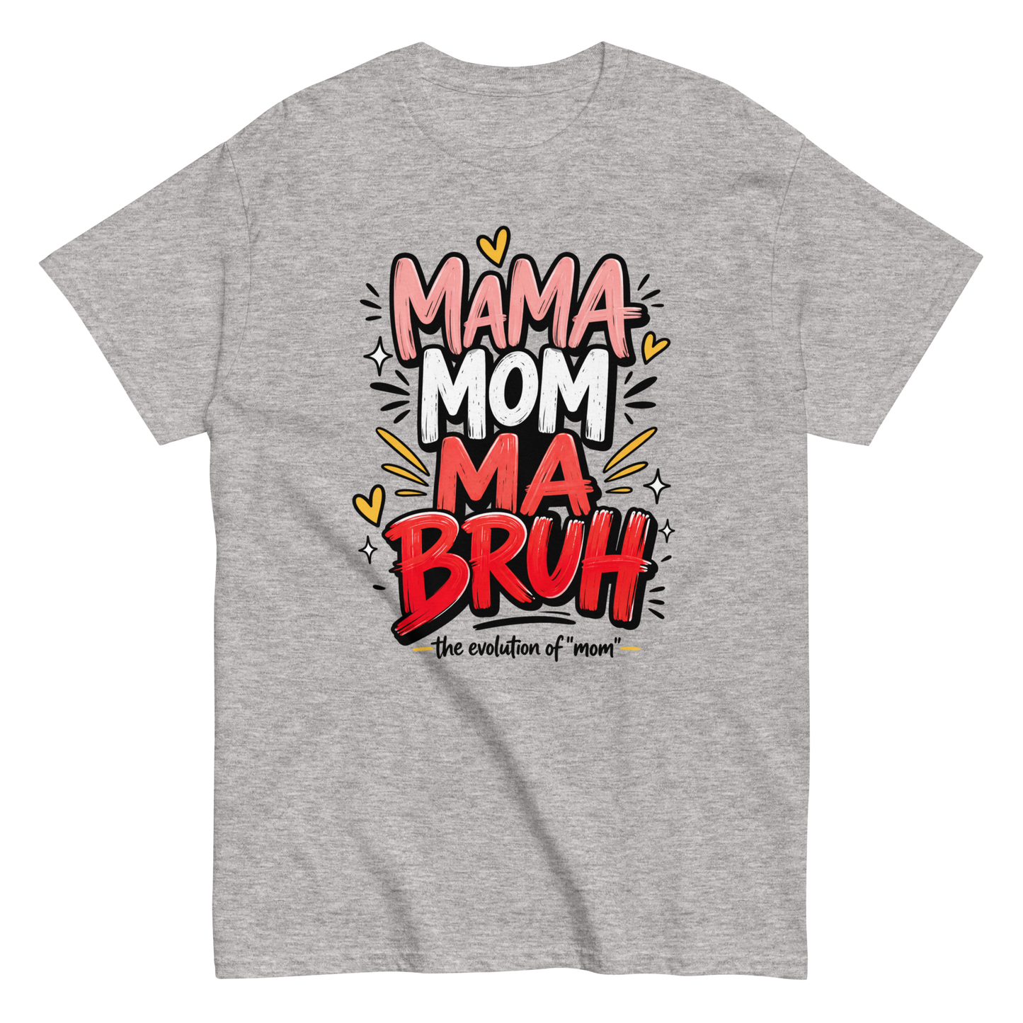 Funny Mom Shirt – The Real Mom Evolution Tee 😂 Mama Mom Ma Bruh T-Shirt | Perfect Mother’s Day Gift